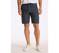 Shorts LINDBERGH "Leinenshorts Relaxed Fit", Herren, Gr. 3XL, blau (navy), Obermaterial: 55% Baumwolle, 45% Leinen, relaxed fit, Hosen Shorts (58661431-XXXL) navy