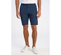 Shorts LINDBERGH "Leinenshorts Relaxed Fit", Herren, Gr. L, blau (navy), Obermaterial: 55% Leinen, 45% Baumwolle, meliert, relaxed fit, Hosen Shorts (96286719-L) navy
