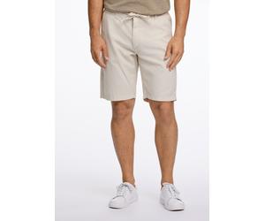 Shorts LINDBERGH "Leinenshorts Relaxed Fit", Herren, Gr. S, beige (lt sand), Obermaterial: 55% Leinen, 45% Baumwolle, unifarben, relaxed fit, Hosen Shorts (10611426-S) lt sand