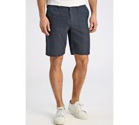 Shorts LINDBERGH "Leinenshorts Relaxed Fit", Herren, Gr. S, blau (navy), Obermaterial: 55% Baumwolle, 45% Leinen, meliert, relaxed fit, Hosen Shorts (39368360-S) navy