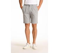 Shorts LINDBERGH "Lindbergh Performance-Shorts", Herren, Gr. M, grau (grau mel), Obermaterial: 75% Polyester, 22% Viskose, 3% Elasthan; Futter: 100% Polyester, regular fit, Hosen Shorts (74791238-M) g