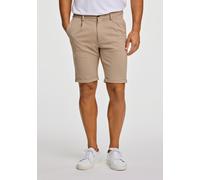 Shorts LINDBERGH "Performance-Shorts Regular Fit", Herren, Gr. S, beige (sand mix), Obermaterial: 75% Polyester, 22% Viskose, 3% Elasthan, regular fit, Hosen Shorts (82591866-S) sand mix