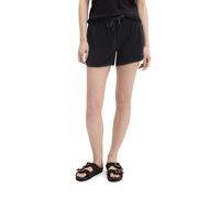 Shorts MARC O'POLO "aus Organic Cotton-Mix", Damen, Gr. M, Normalgrößen, schwarz (deep night blau), Obermaterial: 80% Baumwolle, 20% Polyester, unifarben, regular fit kurz, Hosen Shorts (47391801-M) d