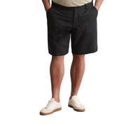 Shorts MARC O'POLO "aus reinem Leinen", Herren, Gr. 42, Normalgrößen, schwarz (m990), Obermaterial: 100% Leinen, unifarben, skinny fit normal, Hosen Shorts (47435808-42) m990