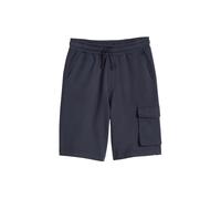 Shorts MARC O'POLO "aus reiner Bio-Baumwolle", Mädchen, Gr. 176, Normalgrößen, blau, Obermaterial: 100% Baumwolle, unifarben, relaxed fit knielang, Hosen Shorts (63514802-176) blau