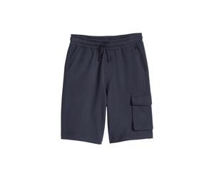 Shorts MARC O'POLO "aus reiner Bio-Baumwolle", Mädchen, Gr. 176, Normalgrößen, blau, Obermaterial: 100% Baumwolle, unifarben, relaxed fit knielang, Hosen Shorts (63514802-176) blau