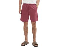 Shorts MARC O'POLO "aus weicher Bio-Baumwolle", Herren, Gr. L, Normalgrößen, acai rot, Obermaterial: 100% Baumwolle, unifarben, regular fit kurz, Hosen Shorts (67100846-L) acai rot