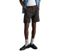 Shorts MARC O'POLO DENIM "aus Bio-Baumwolle und Leinen", Herren, Gr. XXL, Normalgrößen, broken graphite, Obermaterial: 65% Baumwolle, 35% Leinen, unifarben, relaxed fit normal, Hosen Shorts (32208368-