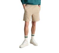 Shorts MARC O'POLO DENIM "aus elastischem Bio-Baumwoll-Twill", Herren, Gr. L, Normalgrößen, pure cashmere, Obermaterial: 98% Baumwolle, 2% Elasthan, unifarben, regular fit kurz, Hosen Shorts (18890312