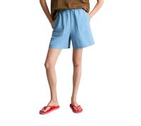 Shorts MARC O'POLO DENIM "aus Leinen-Baumwolle-Mix", Damen, Gr. S, Normalgrößen, blau (light blau), Obermaterial: 56% Leinen, 44% Baumwolle, unifarben, regular fit kurz, Hosen Shorts (97346654-S) ligh