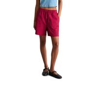 Shorts MARC O'POLO DENIM "aus Leinen-Baumwolle-Mix", Damen, Gr. XS, Normalgrößen, vivid cherry, Obermaterial: 56% Leinen, 44% Baumwolle, unifarben, regular fit kurz, Hosen Shorts (63180546-XS) vivid c