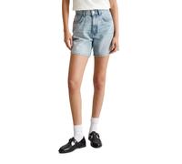 Shorts MARC O'POLO DENIM "aus Rigid Denim", Damen, Gr. 31, Normalgrößen, blau (light blau), Obermaterial: 100% Baumwolle, unifarben, relaxed fit, Hosen (96445742-31) light blau