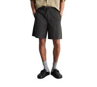 Shorts MARC O'POLO DENIM "aus schwerem Bio-Baumwoll-Jersey", Herren, Gr. L, Normalgrößen, broken graphite, Obermaterial: 100% Baumwolle, unifarben, relaxed fit normal, Hosen Shorts (77023737-L) broken