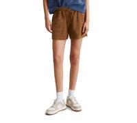 Shorts MARC O'POLO DENIM "aus softem Organic Cotton", Damen, Gr. XL, Normalgrößen, melted chocolate, Obermaterial: 100% Baumwolle, unifarben, relaxed fit kurz, Hosen Shorts (25815515-XL) melted chocol