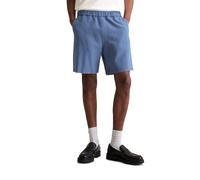 Shorts MARC O'POLO DENIM "fein strukturiert aus Bio-Baumwolle", Herren, Gr. M, Normalgrößen, cerulean blau, Obermaterial: 100% Baumwolle, unifarben, regular fit kurz, Hosen Shorts (58209752-M) cerulea