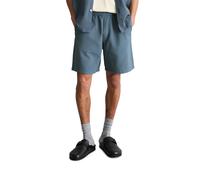 Shorts MARC O'POLO DENIM "mit feiner Waffel-Struktur", Herren, Gr. L, Normalgrößen, cadet blau, Obermaterial: 100% Baumwolle, unifarben, relaxed fit normal, Hosen Shorts (38431126-L) cadet blau