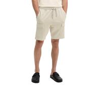 Shorts MARC O'POLO "mit feiner Struktur", Herren, Gr. L, Normalgrößen, grau kit, Obermaterial: 100% Baumwolle, unifarben, regular fit kurz, Hosen Shorts (86131642-L) grau kit