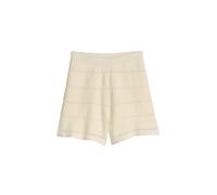 Shorts MARC O'POLO "mit Lochstrickmuster", Mädchen, Gr. 164, Normalgrößen, weiß cotton, Obermaterial: 100% Baumwolle, unifarben, relaxed fit kurz, Hosen Shorts (18650729-164) weiß cotton