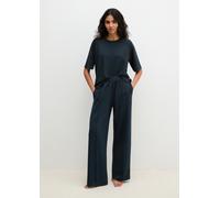 Shorts MARC O'POLO "Modal Allure", Damen, Gr. S, N-Gr, schwarz navy, Jersey, Obermaterial: 50% Polyester, 43% Modal, 7% Elasthan, Hosen Shorts (75920341-S) schwarz navy