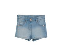 Shorts MINYMO "Shorts MIShorts", Mädchen, Gr. 104, N-Gr, blau (light dusty blau), Obermaterial: 80% Baumwolle CO. 19% Polyester PES. 1% Elasthan EL., Jeans Shorts (46052214-104) light dusty blau