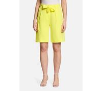 Shorts BETTY BARCLAY "Damen mit Bundfalten", Damen, Gr. 44, Normalgrößen, gelb, Obermaterial: 59% Baumwolle, 39% Viskose, 2% Elasthan, relaxed fit kurz, Hosen Shorts (90112961-44) gelb