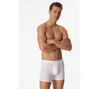 Schiesser Unterhose Authentic – 2er-Pack, mit längerem Bein, Weiß, M, 95% Baumwolle, 5% Elasthan
