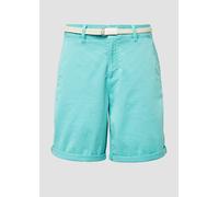 s.Oliver Shorts mit geflochtenem Gürtel und Garment Dye