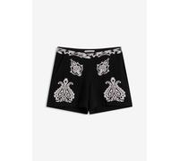 Shorts mit Stickerei aus softem Viskose Mix 44