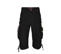 Shorts MOLECULE "Molecule Cargo Shorts 3/4 BAGGY", Herren, Gr. S, Normalgrößen, schwarz, Obermaterial: 100% Baumwolle, Hosen Shorts (66543754-S)