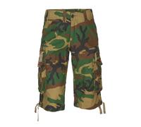 Shorts MOLECULE "Molecule Cargo Shorts 3/4 BAGGY", Herren, Gr. S, Normalgrößen, woodland, Obermaterial: 100% Baumwolle, Hosen Shorts (19987407-S) woodland