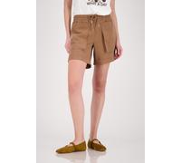 Shorts MONARI "Hose aufgesetzte Taschen", Damen, Gr. 36, N-Gr, braun, Web, Obermaterial: 92% Modal, 8% Polyester, unifarben, regular fit kurz, Hosen Shorts, Regular fit mit aufgesetzten Taschen (34056