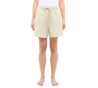 Shorts MUSTANG "Damen Style Charlottesville", Damen, Gr. XL, braun (4012 braun), 75% Baumwolle, 25% Leinen, unifarben, relaxed fit, Hosen Shorts (36779502-XL)