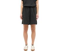Shorts MUSTANG "Damen Style Hilo Shorts", Damen, Gr. L, 4088 schwarz, Web, 70% Viskose, 30% Leinen, meliert, relaxed fit, Hosen Shorts (84638067-L) 4088 schwarz