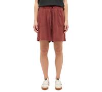 Shorts MUSTANG "Damen Style Hilo Shorts", Damen, Gr. S, 3228 weinrot, Web, 70% Viskose, 30% Leinen, unifarben, relaxed fit, Hosen Shorts (32340411-S) 3228 weinrot