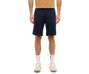 Shorts MUSTANG "Herren Style Brad Chino Shorts", Herren, Gr. 32, 4136 blau, Web, 98% Baumwolle, 2% Elasthan, unifarben, straight fit, Hosen Shorts (63005808-32) 4136 blau
