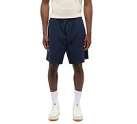 Shorts MUSTANG "Herren Style Linen Jogger Shorts", Herren, Gr. 32, blau (5324 blau), Twill, 70% Baumwolle, 30% Leinen, unifarben, loose fit, Hosen Shorts (28958321-32) 5324 blau