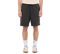 Shorts MUSTANG "Herren Style Trenton Shorts", Herren, Gr. XXL, 4088 schwarz, Sweatware, 100% Baumwolle, meliert, regular fit, Hosen Shorts (99788210-XXL) 4088 schwarz