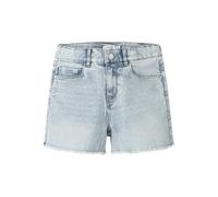 Shorts NAME IT "NKFROSE HW MOM DNM SHORT", Mädchen, Gr. 152, N-Gr, light blau bleached denim, Denim/Jeans, Obermaterial: 80% Baumwolle, 18% Polyester, 2% Elasthan, unifarben, regular fit kurz, Hosen S