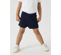 Shorts NAME IT "NMFSURAJALI SHORTS NOOS", Mädchen, Gr. 104, N-Gr, schwarz sapphire, Jersey, Obermaterial: 95% Baumwolle, 5% Elasthan, unifarben, normal kurz, Hosen Shorts, Baumwollmischung, Paperbag B