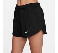 Shorts NIKE SPORTSWEAR "W NSW NK WR PLY KNT MR 2" SHRT", Damen, Gr. XXL, N-Gr, schwarz, weiß, Obermaterial: 33% Viskose, 32% Polyacryl, 31% Baumwolle, 4% Elasthan, Hosen Shorts, aus schwerem Strickmat