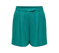 Shorts ONLY CARMAKOMA "CARBAY BERMUDA SHORTS WVN", Damen, Gr. 48, N-Gr, biscay bay, Web, Obermaterial: 100% Polyester, unifarben, kniefrei, Hosen Shorts (74976403-48) biscay bay