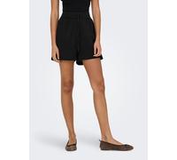 Only Loose Fit Shorts aus reiner Baumwolle Modell 'TIZANA' in Black, Größe XS