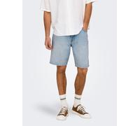 Only & Sons EDGE Jeans-Shorts - blau / XL