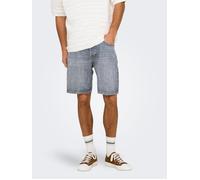 Only & Sons EDGE Jeans-Shorts - grau / XL