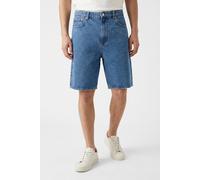 Shorts ONLY & SONS "ONSFADE PIM DNM SHORTS BOX", Herren, Gr. L, N-Gr, medium blau denim, Web, Obermaterial: 100% Baumwolle, unifarben, straight fit knielang, Hosen Shorts (76758813-L) medium blau deni