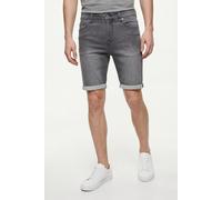 Shorts ONLY & SONS "ONSPLY BOX PIM JOG DNM SHORTS OTL", Herren, Gr. XXL, N-Gr, dunkelgrau denim, Web, Obermaterial: 64% Baumwolle, 31% Polyester, 3% Viskose, 2% Elasthan, unifarben, regular fit kniela