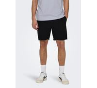 Sweatshorts mit seitlichen Eingrifftaschen Modell 'LINUS' L men Black