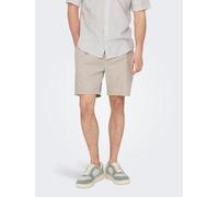 Only & Sons Herren Shorts ONSTell Life Kurze Hose Sommershorts 22027949 Silver Lining S