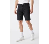 Shorts ONLY & SONS "ONSWEFT BOX PIM DNM SHORTS OTL", Herren, Gr. M, N-Gr, washed schwarz detail:rinse, Web, Obermaterial: 50% Baumwolle, 30% Polyester, 18% Viskose, 2% Elasthan, unifarben, regular fit