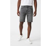 Shorts ONLY & SONS "ONSWEFT BOX PIM DNM SHORTS VD", Herren, Gr. XL, N-Gr, medium grau denim, Web, Obermaterial: 50% Baumwolle, 30% Polyester, 18% Viskose, 2% Elasthan, unifarben, regular fit, Hosen Sh
